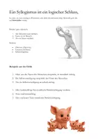 Vorschau - Arbeitsblätter - Syllogismus - Deckblatt