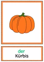 Vorschau - Bildkarten - ERNTEDANK Wort- und Bildkarten (DaF/DaZ) - Seite 1