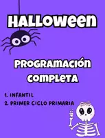 Vista previa - Unidades / Secuencias / Situaciones de Aprendizaje - Halloween programación - Portada