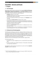 Vorschau - Arbeitsblätter - Cäsarbild damals und heute - Unterrichtsmaterial - Seite 1