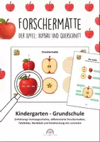 Vorschau - Experimente - Forschermatte - Der Apfel - Aufbau und Querschnitt - Deckblatt