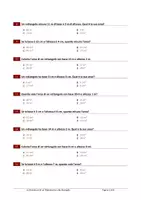 anteprima - Materiale di supporto/inclusione - 50 domande a risposta multipla sull'area del rettangolo e sull'area del quadrato (formule dirette) - Pagina 2