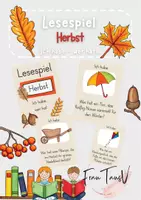 Vorschau - Spiele - Lesespiel Herbst Ich habe, wer hat - Seite 1