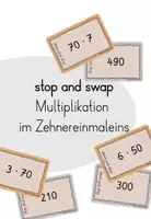 Vorschau - Spiele - Materialpaket stop and swap Mathe - Seite 1