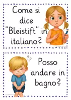 Vorschau - Poster - Anfangsunterricht Italienisch - Redemittel für den Unterricht - Seite 2