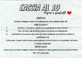anteprima - Giochi - Caccia al 10 - Pagina 1