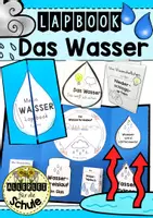 Vorschau - Unterrichtsreihen - Das Wasser - Lapbook - Jahrgangsstufe 3/4 - Deckblatt