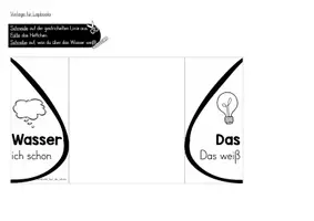 Vorschau - Unterrichtsreihen - Das Wasser - Lapbook - Jahrgangsstufe 3/4 - Seite 3