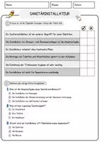 Vorschau - Arbeitsblätter - Sanitärinstallateur Beruf Arbeitsblätter mit Fragen + Lösungen Deutsch DaZ AB - Seite 2