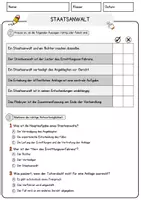 Vorschau - Arbeitsblätter - Staatsanwalt Beruf Arbeitsblätter mit Fragen + Lösungen Deutsch DaZ AB - Seite 2