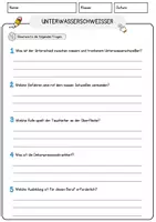 Vorschau - Arbeitsblätter - Unterwasserschweißer Beruf Arbeitsblätter mit Fragen + Lösungen Deutsch DaZ AB - Seite 3