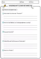 Vorschau - Arbeitsblätter - Wissenschaftlicher Mitarbeiter Beruf Arbeitsblätter mit Fragen + Lösungen Deutsch DaZ AB - Seite 3
