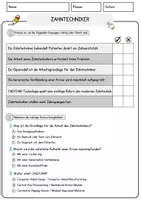 Vorschau - Arbeitsblätter - Zahntechniker Beruf Arbeitsblätter mit Fragen + Lösungen Deutsch DaZ AB - Seite 2