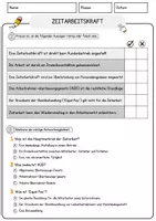Vorschau - Arbeitsblätter - Zeitarbeitskraft Beruf Arbeitsblätter mit Fragen + Lösungen Deutsch DaZ AB - Seite 2