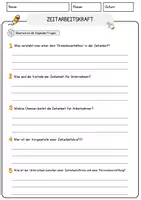 Vorschau - Arbeitsblätter - Zeitarbeitskraft Beruf Arbeitsblätter mit Fragen + Lösungen Deutsch DaZ AB - Seite 3