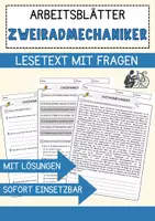 Vorschau - Arbeitsblätter - Berufe Sammelpaket: Quizfragen, Leseverständnis und Denkaufgaben - Deckblatt