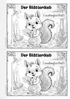 Vorschau - Arbeitsblätter - Lesebegleitheft Der Blätterdieb Klasse 1 2 3 Freiarbeitsheft Herbst - Seite 3