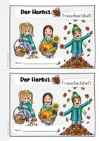 Vorschau - Arbeitsblätter - (Frei)Arbeitsheft Der Herbst Klasse 1 2 3 Freiarbeit/ Lerntheke - Seite 2
