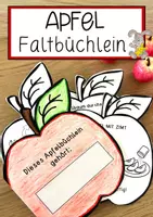 Vorschau - Anderer Materialtyp - Apfel Faltbüchlein - Deckblatt