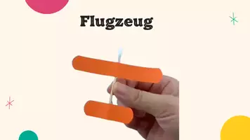 Vorschau - Stundenentwürfe - Flugzeug basteln mit Loopingfunktion! - Deckblatt