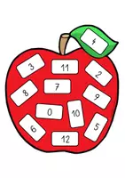 Vorschau - Anderer Materialtyp - Apfel Dominospiel (zweifachdifferenziert) - Seite 3