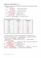 Vorschau - Arbeitsblätter - English Test Present Perfect (Kurztest oder Übungsblatt) - Seite 1