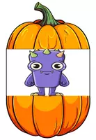 Vorschau - Mal- und Bastelvorlagen - Monsterhafte Kürbis-Überraschung - Bastelvorlagen zu Halloween #spookysurprise - Seite 2
