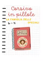 anteprima - Esercizi - Corsivo le speciali-lettere maiuscole-collegamenti speciali - Pagina di copertina
