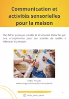 Aperçu - Jeux - Les bacs sensoriels, activité pour la maison EBOOK - Page de couverture
