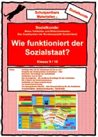 Vorschau - Arbeitsblätter - Wie funktioniert der Sozialstaat? - Sozialstaatsprinzip der Bundesrepublik Deutschland - Deckblatt