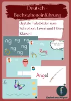 Vorschau - Präsentationen/Tafelbilder - Buchstabeneinführung_-ng_Grundschrift_Deutsch_Kl1 - Deckblatt