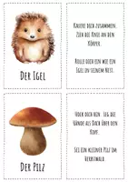 Vorschau - Spiele - Herbstliche Yoga Karten für den Kindergarten - Seite 3
