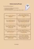Vorschau - Arbeitsblätter - Halloween: Speaking Prompts (A2/B1) - Seite 1