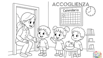 anteprima - Materiale per pittura e bricolage - Le routine nella scuola dell'infanzia +GIOCHI - Pagina di copertina