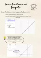 Vorschau - Merkblätter - Handout - Lineare Funktionen am Computer - Seite 1