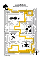 Vorschau - Arbeitsblätter - Labyrinth: Herbst - Logisches Denken fördern! - Seite 2