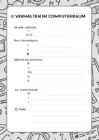 Vorschau - Arbeitsblätter - Verhalten im Computerraum – klare Regeln, leicht erklärt! - Seite 3