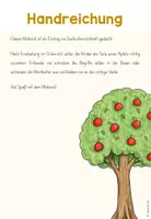 Vorschau - Arbeitsblätter - Teile eines Apfels - Sachunterricht GS 1 - Seite 1