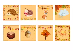 Vorschau - Spiele - Bild-Wort Zuordnungsspiel Herbst - Seite 3