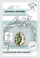 Vorschau - Mal- und Bastelvorlagen - Ostern Bastelangebot: Corona-Virus Doodle Osterei - Deckblatt