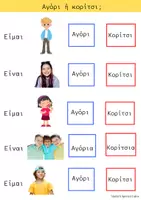 Προεπισκόπηση - Φύλλα εργασίας - ΔΙΑKΡΙΣΗ ΦΥΛΟΥ-ΑΓΟΡΙ ΚΟΡΙΤΣΙ - Σελίδα 3
