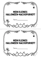 Vorschau - Arbeitsblätter - Nachspuren - Halloween (Mini-Heft) - Seite 1
