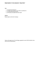Vorschau - Arbeitsblätter - Speaking Activity: In the restaurant - Seite 1