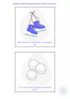 Vorschau - Fördermaterial/Inklusion - Bilder für den Bewegungswürfel Winter - Seite 2
