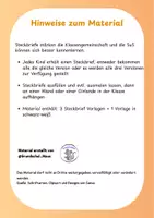 Vorschau - Mal- und Bastelvorlagen - Steckbriefe, 3 Vorlagen mit Herbst und Game Design - Seite 1