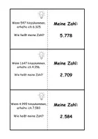 Vorschau - Spiele - Zahlenrätsel Mathematik Klasse 4, 1.000 bis 10.000 - Seite 3