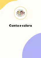 anteprima - Esercizi - Conta e colora - Pagina di copertina