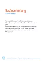 Vorschau - Mal- und Bastelvorlagen - Bastelbogen: Anziehpüppchen „Valerie Vampir“ - Seite 2