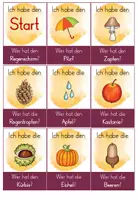 Vorschau - Spiele - Herbst - Lesespiel - Ich habe... Wer hat...? - Seite 1