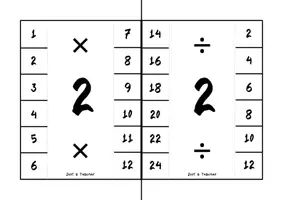 Προεπισκόπηση - Flashcards - Καρτέλες προπαίδειας και διαίρεσης με αυτοέλεγχο - Σελίδα 3